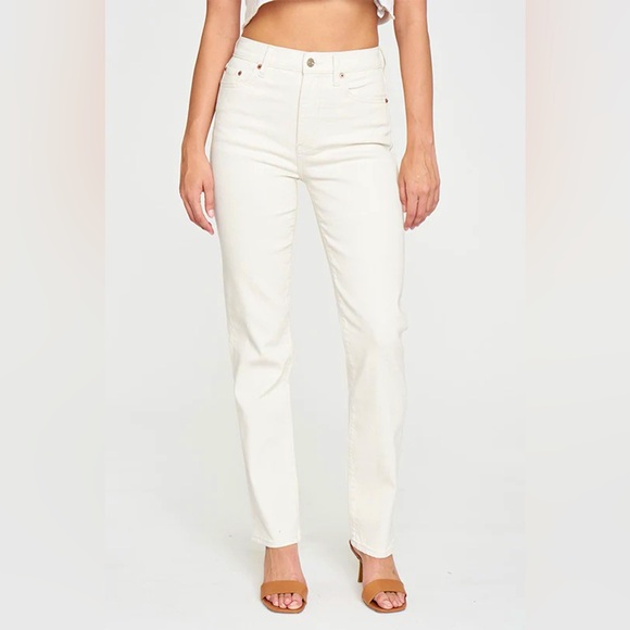 Daze Denim Denim - NWT DAZE DENIM Smarty Pants High Rise in Cream